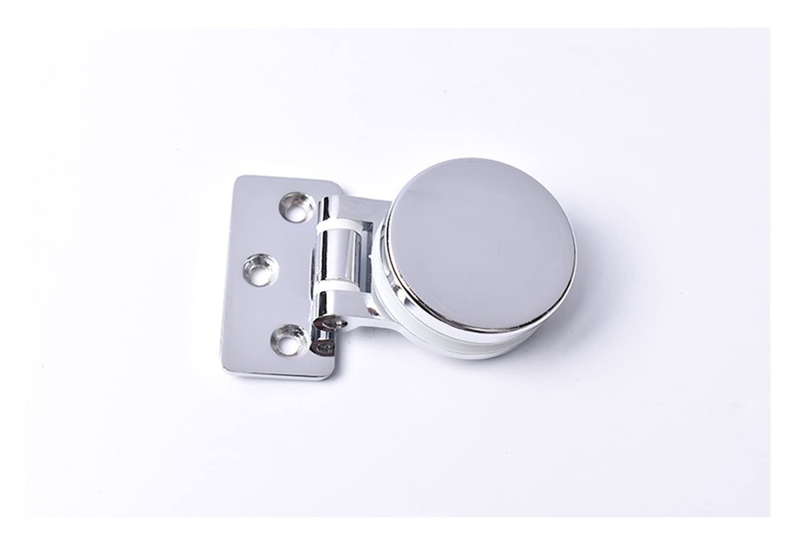 Charnière verre douche 90-180° en zinc chromé unilatéral pour porte sans cadre