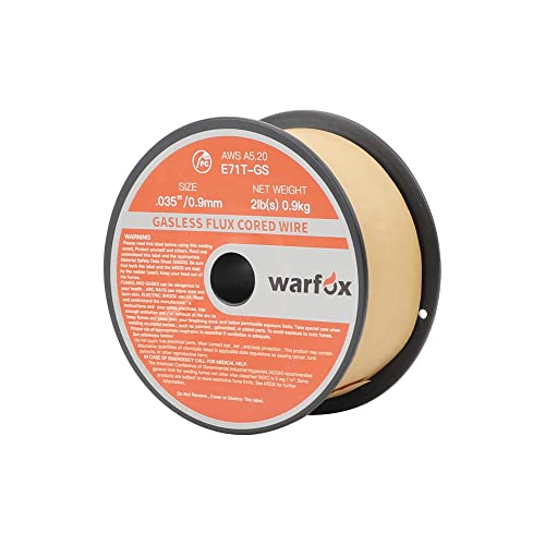 Gasless Mig Wire,Flux Core Mig Welding Wire Gasless 0.035'' 2Lbs E71T-Gs Mild Steel Mig Wire (0.035 Inch 2Lb) #TOP5
