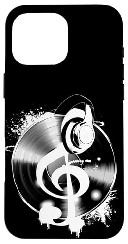Techno House Disque de Musique électrique rétro Coque pour iPhone 16 Pro Max