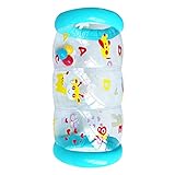 ejercicios rodillo para bebes ✙【Con 3 bolas de campana circulares】 Tummy Time Roller tiene 3 bolas de campana circulares incorporadas, cuando los bebés ruedan, la campana hará un sonido, lo que puede atraer más la atención del bebé