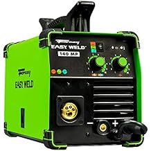 Forney 271 Easy Weld 140 MP Multi-Process Welder - Versatile 3-in-1 Welding Machine for MIG, DC TIG, and Stick Welding Application