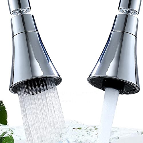 Image of Kitchen Faucet Head Replacement, Kitchen Sink Faucet Parts, Pull Down Faucet Sprayer Head Nozzle, Stream Spray and Pause Mode Can Rotate 360(Faucet Head, Set of 2)