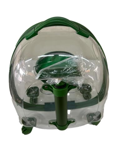 Mochila Transparente para Transporte de Animais de Estimação (Verde Transparente)