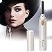 Heated Eyelash Curler,Mini Electric Eyelash Curler Brush,Eyelash Curler with Comb Long Lasting Curled,Portable Electric Makeup Eye Lashes Brush (White)