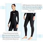 Skyone Wetsuits for Men Women, 3MM Neoprene Wetsuit Full Body Wet Suit in Cold Water, Scuba Diving Suit Long Sleeves Front Zip Warm Swimsuit for Swimming Surfing Snorkeling - Image 2
