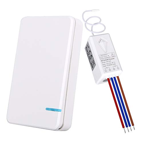 Smart Wireless Light Switch No Wiring WIFI Remote Control Smart Switch Compatible