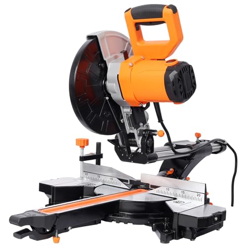 10in Single Bevel Sliding Miter Saw (Black/Orange)