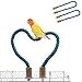 2 Pack Bird Rope Perch, Bird Rope Swing Perch, Bird Cage Stand Pole Accessories, Bird Standing Climbing Toy for Parrot Parakeet Budgies Cockatiels Lovebirds (23.62