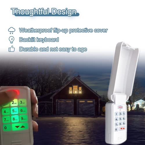 Upgraded-GK-R-Garage-Door-Opener-Keypad-with-2-Pack-G3T-R-Remote-Fit-for-Genie-and-Overhead-Garage-Door-Opener-Since-1997-Keypad-Replace-GK-BX-OKP-BX-GWKPD-BL-Remote-Replace-G3T-BX-G3T-A-O3T-A