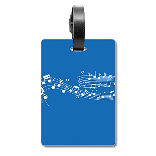 Carte à suspendre Blue Flappg Music étiquette de bagage voyage