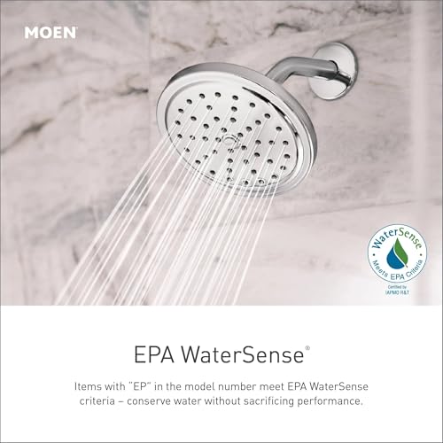 Kit de grifería para ducha Moen UTS3912EPNL Flara M-CORE 3-Series de una sola palanca, acabado níquel pulido, válvula no incluida miniatura 2