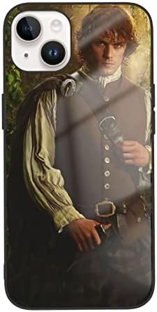 Genaolax Sam Heughan Phone Case Compatible with Iphone14/14 Plus Case, Soft TPU Fashion Cool Shockproof Glass Case White