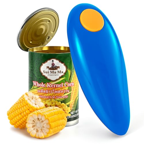 Electric Can Opener?Can Opener Electric- Automatic,Can Openers For Seniors, Hands Free, Smooth Edge, Food-Safe, Battery Operated, Electric can openerKitchen Gadgets Can Opener (blue)