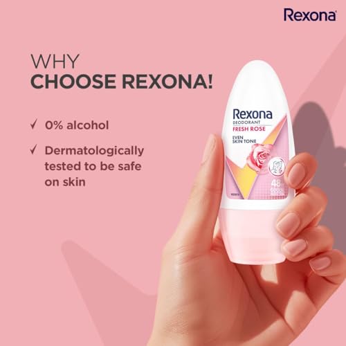 Desodorante Rexona Fresh Rose Roll-On Mujer 50 ml Pack 3 miniatura 3