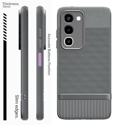 Image of Outlouders Back Cover for Realme P4R 5G | Full Camera Protection | TPU Soft Flexible Shockproof Bumper Case (Grey)