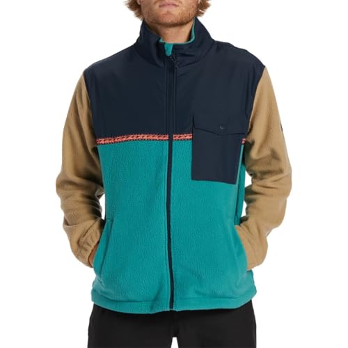 Billabong Men's Boundary Trail Zip-Up Fleece (Pacific,M)