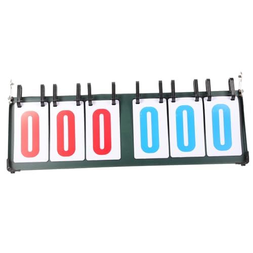 Marcador de puntuación plegable de aleación de aluminio para baloncesto, tenis y voleibol, diseño duradero con números para anotar fácilmente en juegos deportivos miniatura 1