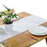 hochwertige stoffe online WASCHBAR: Tischläufer der Jacquard Kollektion garantieren einen dauerhaften, sauberen Look. Daher kannst du den hochwertigen Stoff bei 40 Grad waschen, um jegliche Unreinheiten zu entfernen.