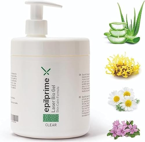 Epilprime - Gel Conduttore Trasparente, Laser Diodo, Luce Pulsata, Ultrasuoni, Ipl - 1L