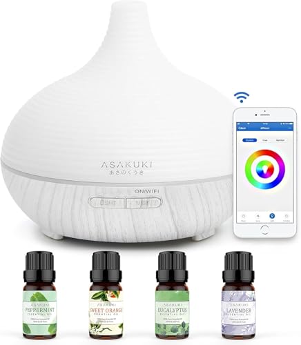 ASAKUKI 300ml Premium, Essential Oil Diffuser