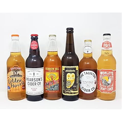 Craft Cider Gift Set - 6x 500ml Bottles Sparkling Medium-Dry Cider Cover