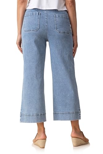 Habitat Clothes Stretch Denim Crop Jean Light Denim3