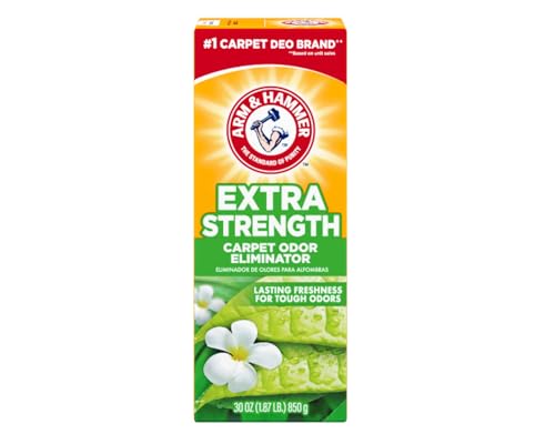 Arm & Hammer Extra Strength Carpet Odor Eliminator, 30 oz (850 g), Long-Lasting Freshness for Tough Odors