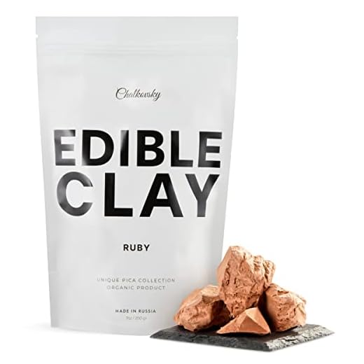 Chalkovsky Premium Edible Clay - Crispy Clay Chunks for Eating - Edible Chalk for Pica Cravings, Mukbang ASMR Content Creators - Ready-to-Eat Clay - Carefully Selected Edible Dirt Bites - 7 Oz (200gr)