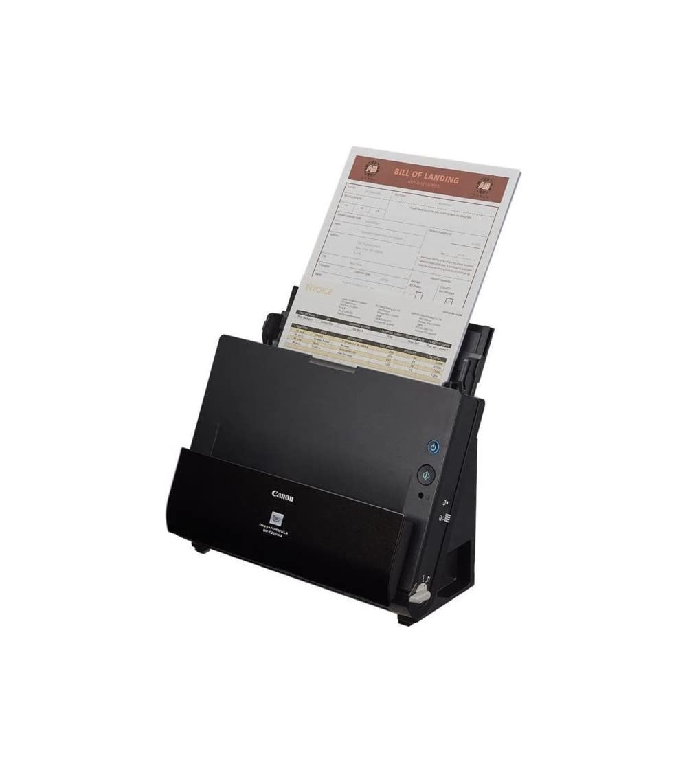 Canon imageFORMULA DR-C225II Document Scanner | Double-sided Scanning with USB for Home & Office | Up to 25 Pages Per Min | With Canon CaptureOnTouch Software | Support OCR | Scan to Cloud