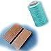 284 Yards Waxed Thread, 210D Heavy Duty Wax Thread for Leather Sewing, Upholstery Thread, 0.8mm Flat Waxed Thread for Bookbinding/Shoe Repairing/Leather Projects