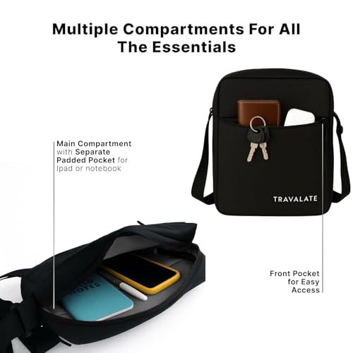 Image of TRAVALATE Sling Bag for Men Women |Trendy Crossbody - Bag Chest Bag for Hiking Traveling Gifting Travel and Sports