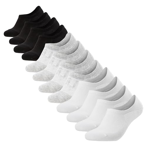 COOLMATE 6 Pairs Cotton No Show Ankle Socks for Women