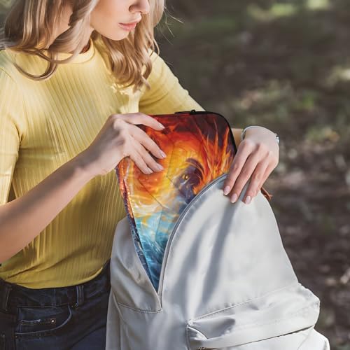 Funda para laptop 13-14 pulgadas con diseño dragones 3D miniatura 6
