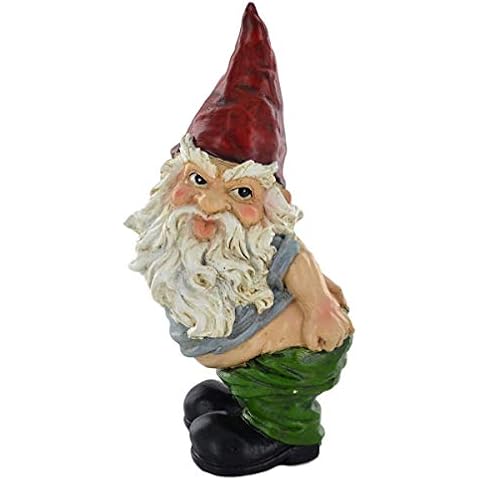 BZB Cheeky Mooning Garden Gnome Ornament - 18cm Cover