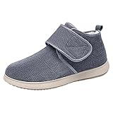 Generisch Zapatos de invierno cálidos para diabéticos zapatos cálidos pies hinchados ortopédicos para personas mayores zapatillas hinchadas pies anchos zapatos de terapia zapatos de rehabilitación