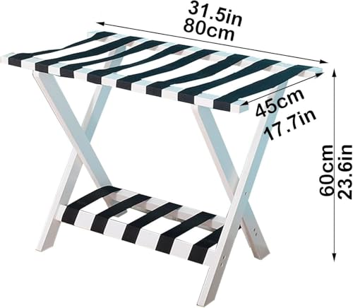 Porte-bagages pliable pour éviter les valises au sol dans la chambre - 3