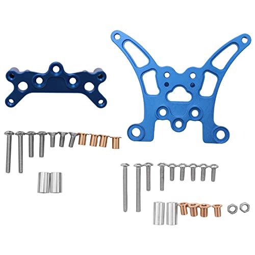 2Pcs Metal Front and Rear Shock Tower for TT-02B TT02B 1/10 RC Car Upgrade Parts Accessories