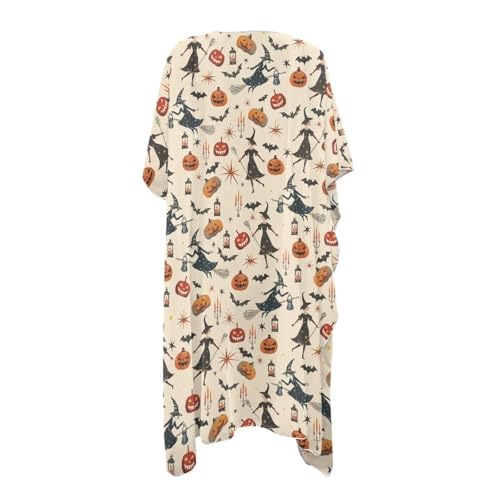 Women's Summer Beach Cover Up Chiffon Long Bikini Swimsuit Coverup Soft Sheer Cardigan Short Sleeve Beachwear3