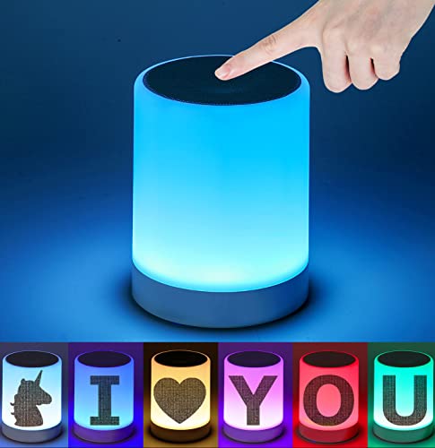 Tripdasyk Night Light,Touch Control Table Lamp For Bedroom Living Room,Bedside Lamp Dimmable Multi-Color Changing,Bedroom Decor,Best Birthday Gift Ideas For 10 11 12 13 14 Year Old Teenage Girls/Boys #TOP6