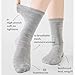 Girls Modal Crew Socks, Women Sheer Thin Slouch Fashion Summer, Breathable, Sweat-Wicking Everyday Comfort, Preppy (14 Pairs)