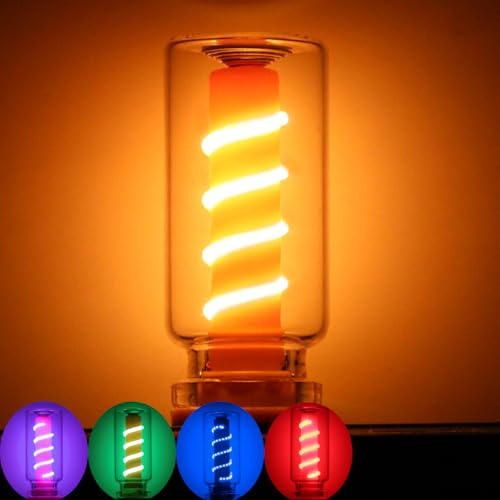 TINLOK LED Car Ambient Light, USB Powered, Multi-Color Touch Control, Portable Night Light for Bedroom, Camping, Holiday Decor (Amber)