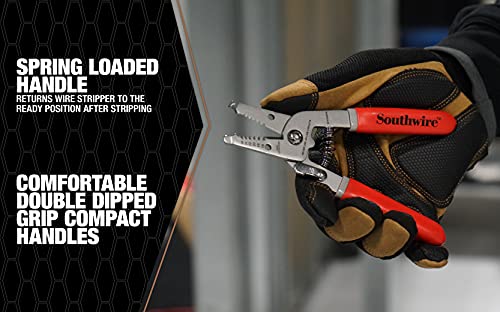 Southwire - 58278240 Tools & Equipment S1626Str Compact Solid And Stranded Wire Stripping Tool #TOP6
