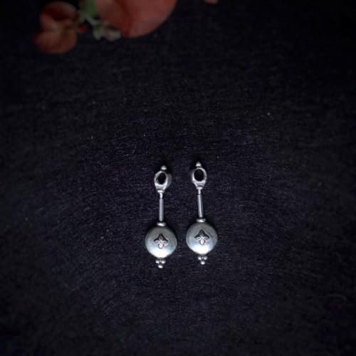 Image of Quirksmith 925 Sterling Silver Bugadi Earrings /Helix Piercing Studs with 925 Stamp And Certificate Of Authenticity /Gift for women