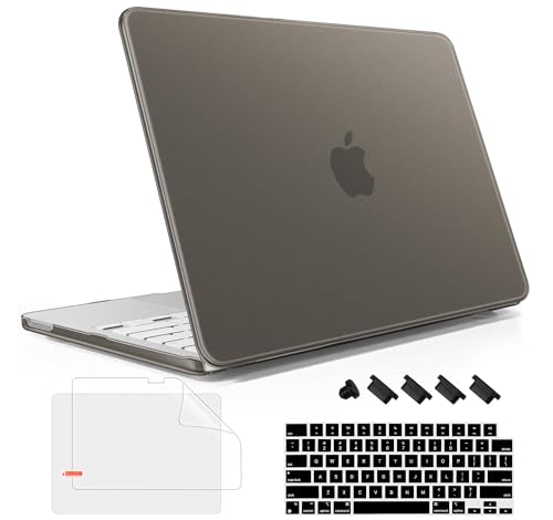 Image of May Chen Compatible with MacBook Neo 13 inch Model A3404 2026 Release, Slim & Lightweigh Frosted Finish Protective Case with Keyboard Cover&Screen Protector, Frosted Black