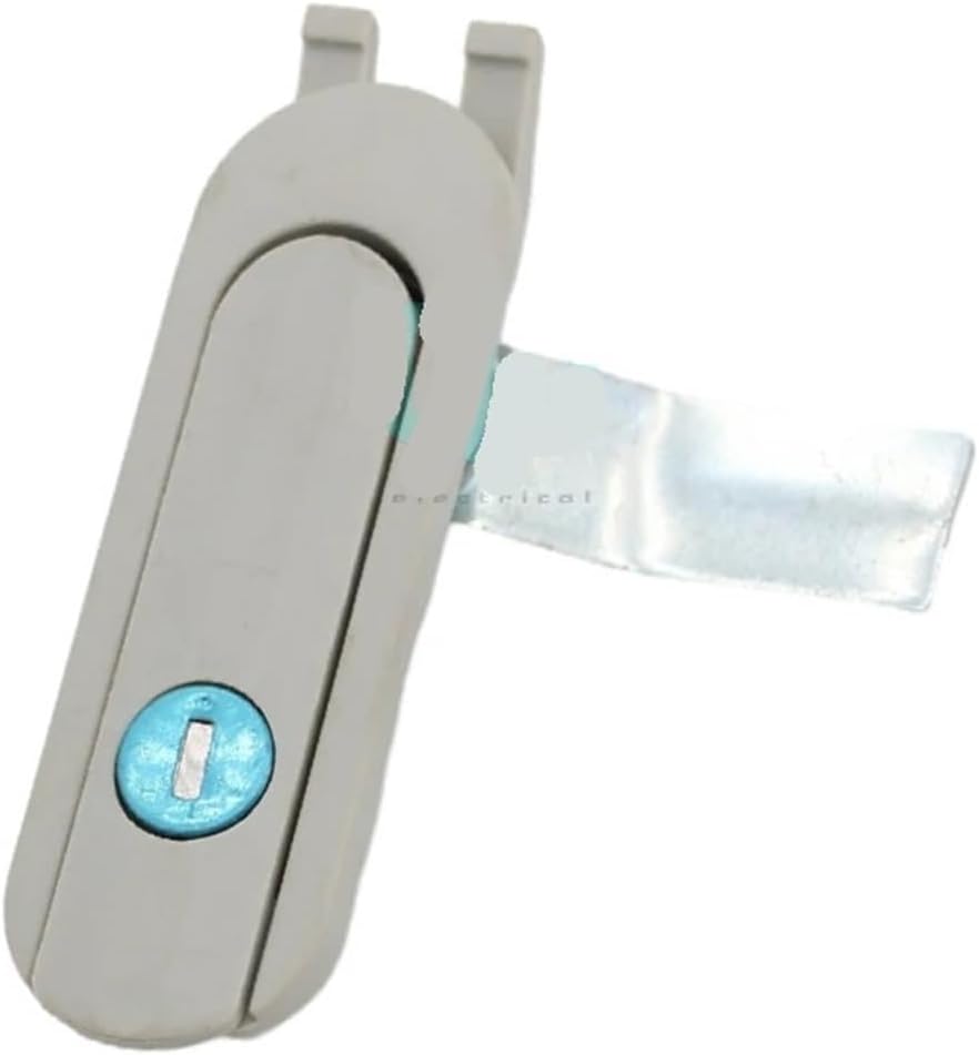 Ab403 Plane Lock Plastic Export Base Business Box Surface Mounted Door Lock Ab402 Network Control Box Electric Cabinet Lock 1Pcs(Grey)