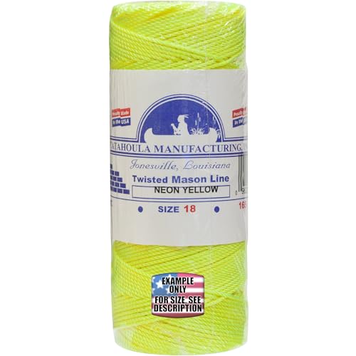 Mason Line, Twisted Nylon. Yellow, 500 ft 5-Pack miniatura 1
