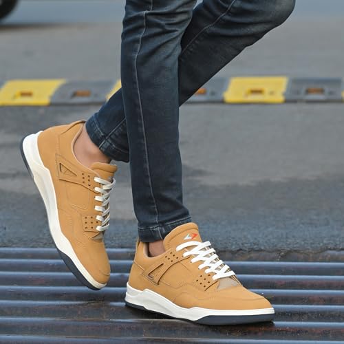 Image of Cruiser Mens Sneaker | Comfort & Style with Soft Cushioned Insole | Sleek, Stylish, and Ready for Anything | Everyday Sneakers with Effortless Vibes|Trendy Lace-Up Design for Casual Outfits 2604