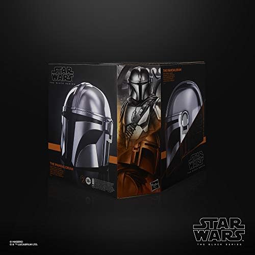 Wysokiej jakości elektroniczny hełm Mandalorianina z kolekcji Star Wars The Black Series, zabawka dla dzieci w wieku od 14 lat, produkt dla kolekcjonerów