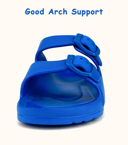 Image of Kids Slide Sandals Boys Girls Buckle Adjustable EVA Slipper Sandals