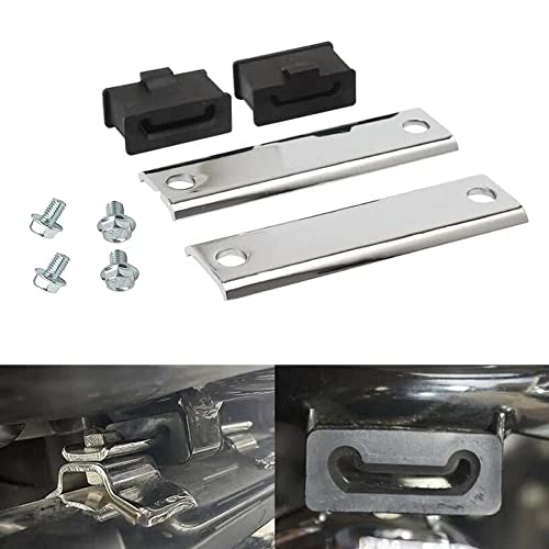 Image of Rear Air Cushion Muffler Shockproof Exhaust Tail Mounts Bracket for Harley | Fits Touring Road King Street Glide Electra Glide Road Glide CVO 1984-2025 (Replace# 65724-85)